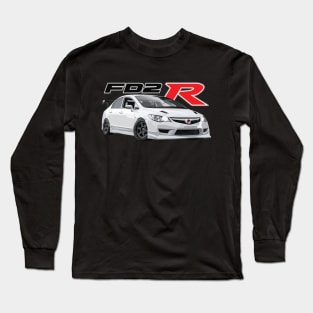 dohc TYPE R FD2 sedan JDM Championship White Tuned Long Sleeve T-Shirt